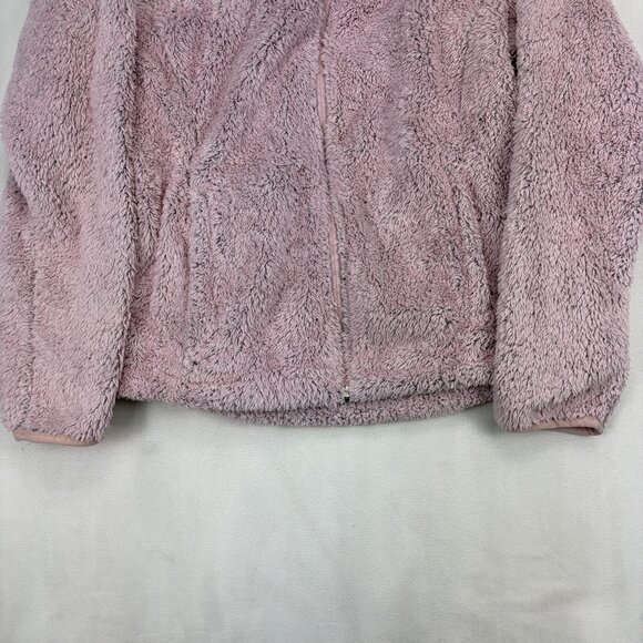 Columbia Women's Teddy Fleece Jacket Full Zip M Pink/Grey - Picture 7 of 10